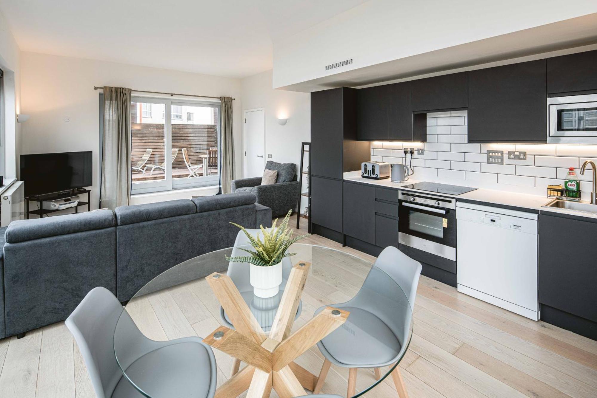 Beautiful Penthouse Apartment With Private Terrace In Greenwich Peninsula Londra Exterior foto