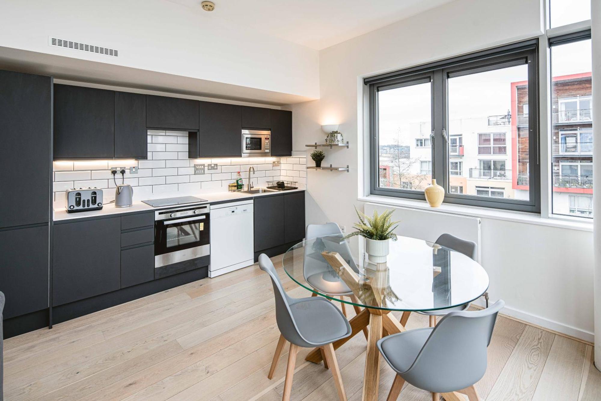 Beautiful Penthouse Apartment With Private Terrace In Greenwich Peninsula Londra Exterior foto